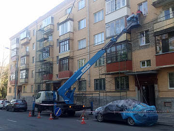 Мойка фасадов и окон
